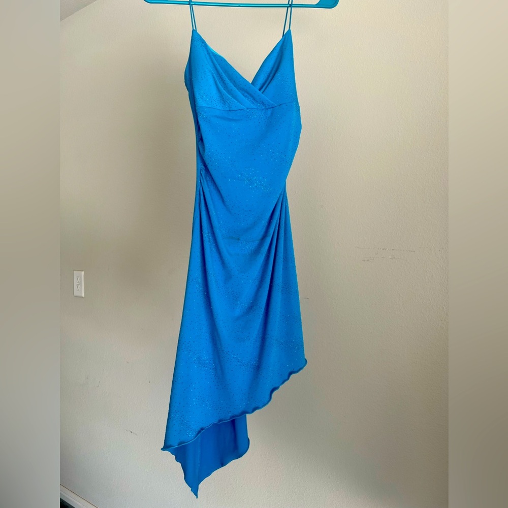 Blue dress